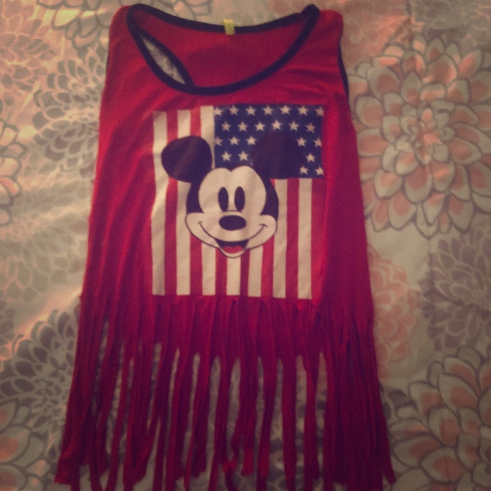 Mikey Mouse Crop Top with Strings